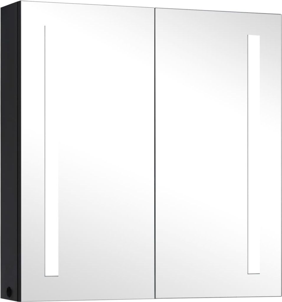 vidaXL LED-Spiegelschrank fürs Bad 62x14x60 cm