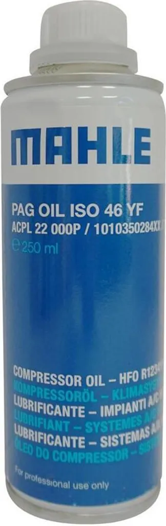Huile PAG YF Spéciale Gaz R1234yf - Lubrifiant Climatisation ISO 46 250ml