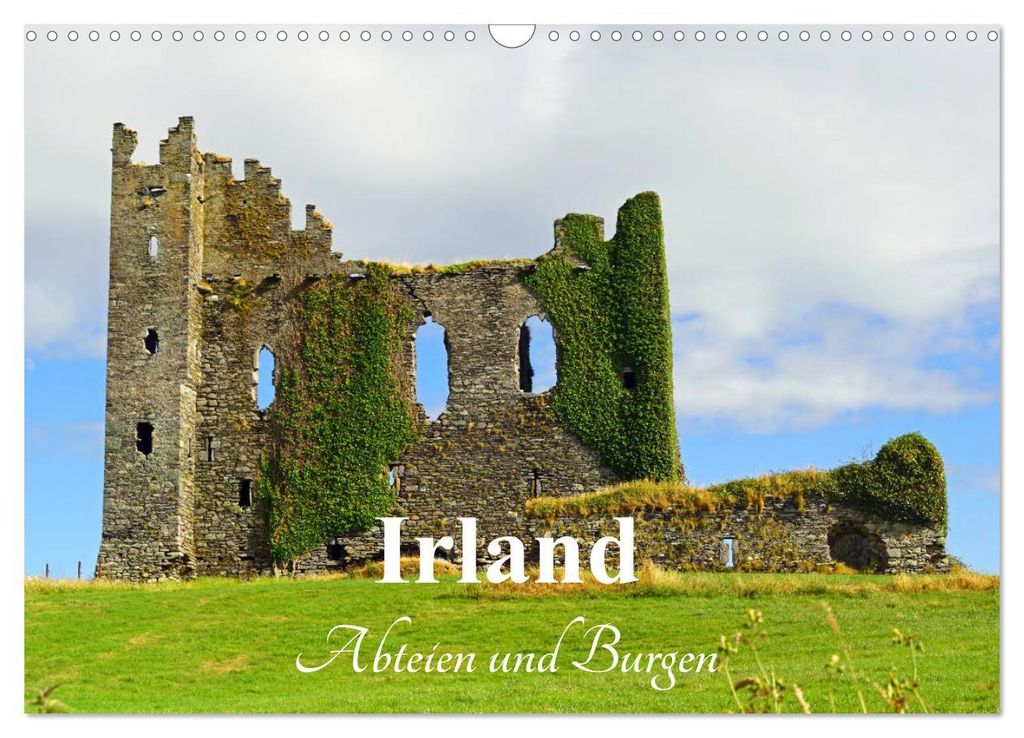 Irland - Abteien und Burgen (Wandkalender 2027 DIN A3 quer), CALVENDO Monatskalender