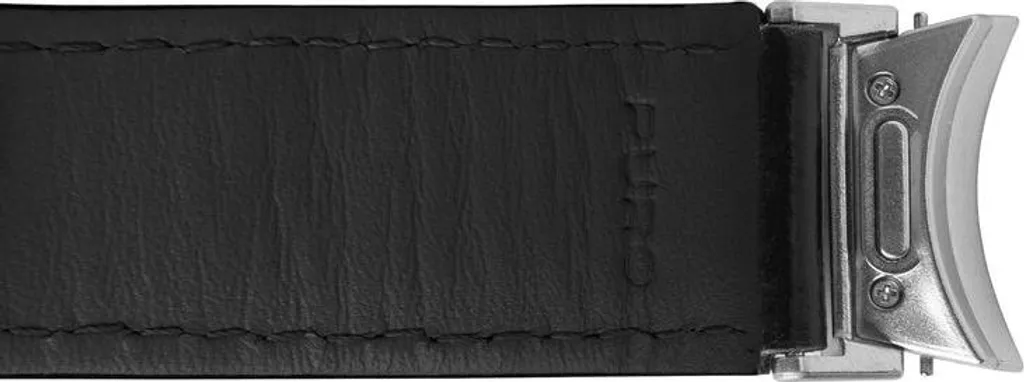 Accessoire Chic pour Samsung Galaxy Watch 6 : Bracelet Cuir et Argent