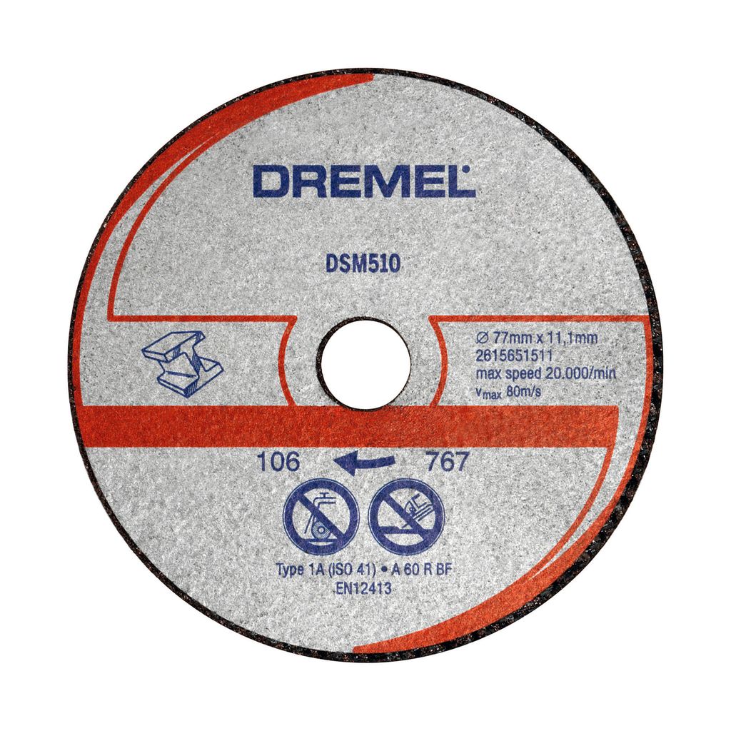 DREMEL® DSM20 Metall- und Kunststofftrennscheibe Produktbild 
