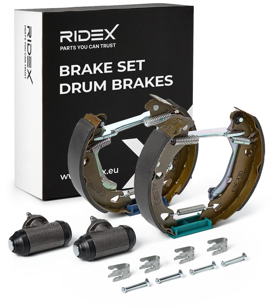 RIDEX Bremsensatz Trommelbremse Hinten für FIAT PUNTO (176) 3859B0329