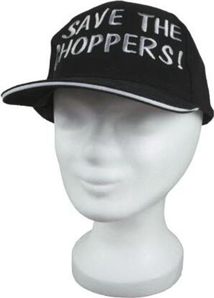 Baseballcap mit Einstickung - Save the Choppers - 54647 schwarz