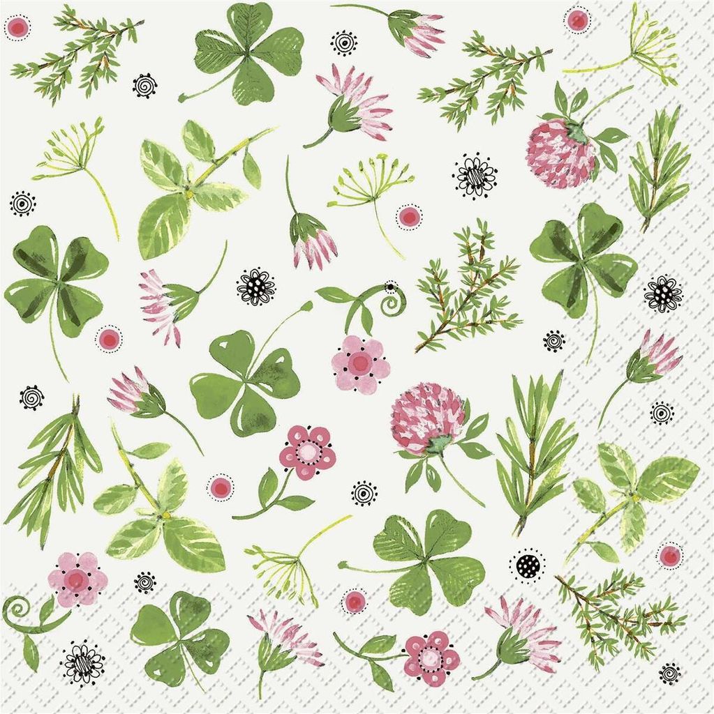 STEWO 2572 5745 45 Lunchservietten Flora - 33 x 33 cm, 20 Stück