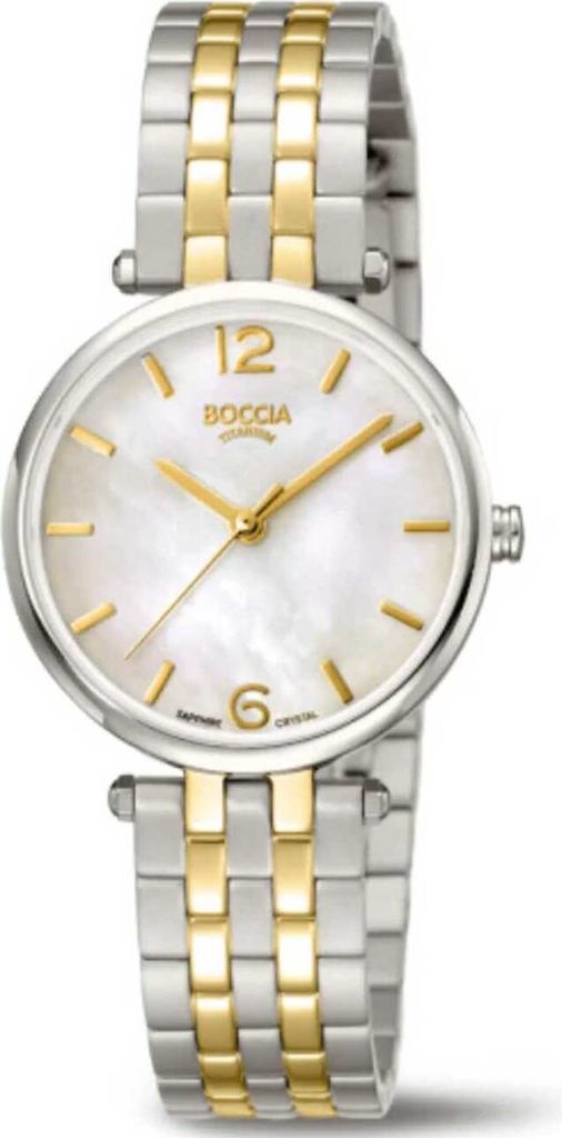 Boccia Damen Armbanduhr 3339-04 Titan bicolor Produktbild 