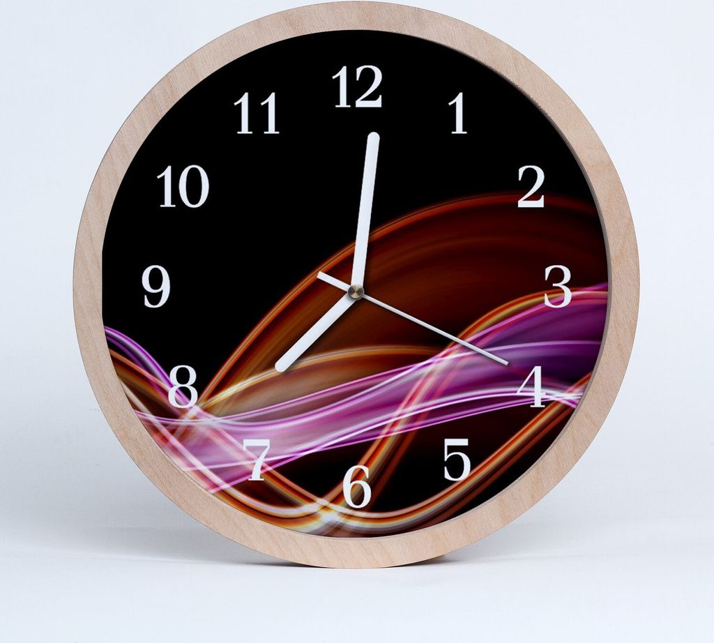 Holzuhr 20fi cm wanduhr - abstrakte Kunst