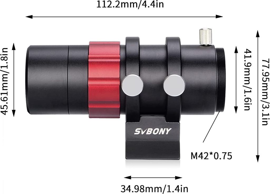 Svbony SV165 Zaměřovací dalekohled, 30mm Mini zaměřovací Obrázek produktu 9