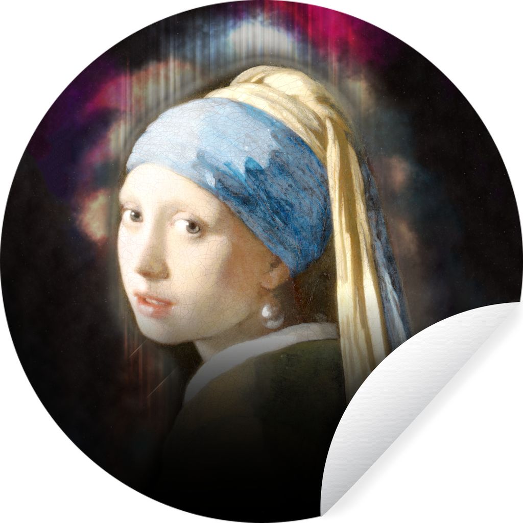 MuchoWow - Wand Kreis - Wand Bild - Foto Tapete - Selbstklebende - Wohnzimmerdekoration - Wand Dekoration - Kinderzimmer