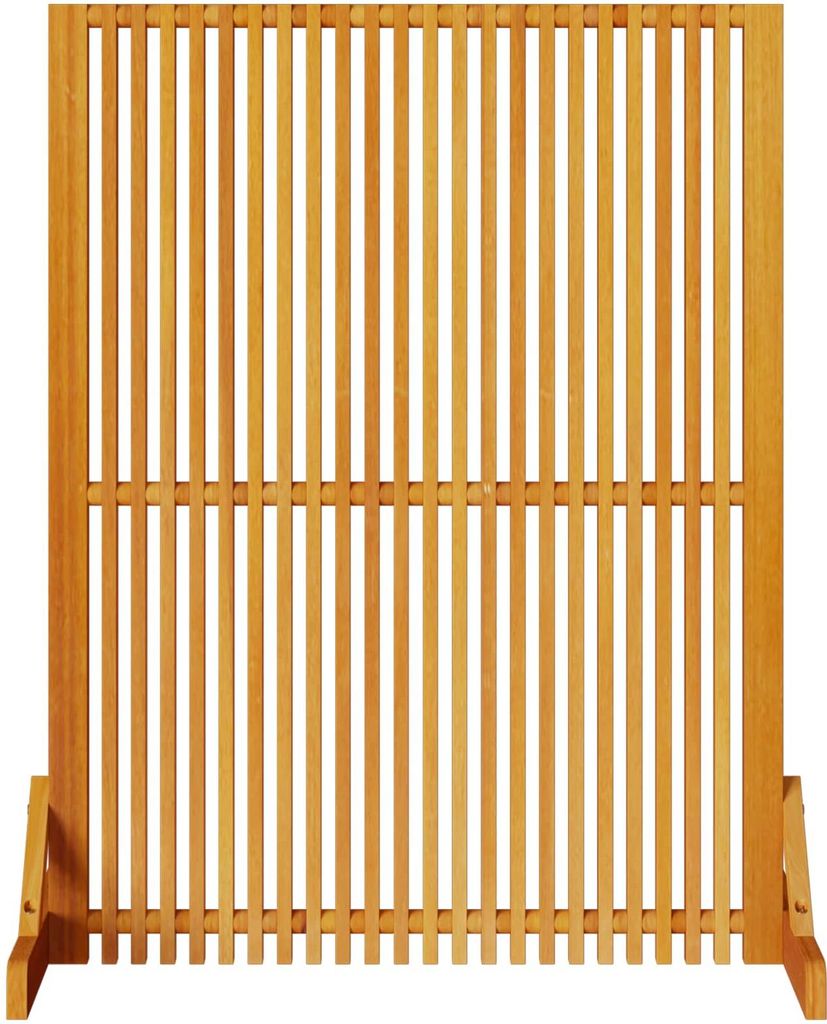 vidaXL Brise-vue marron 79,5 x 50 x 110 cm en bois massif Image du produit 