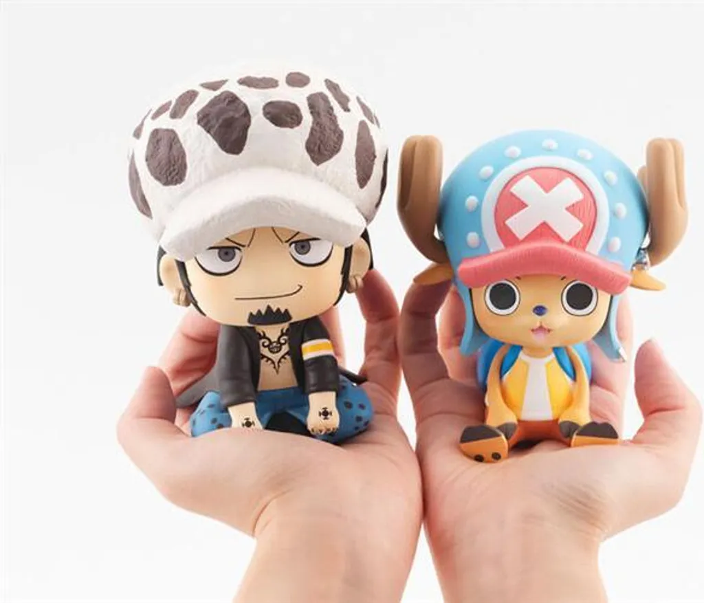 Pack One Piece Look Up Law et Chopper 10cm : Figurines Compactes 83336
