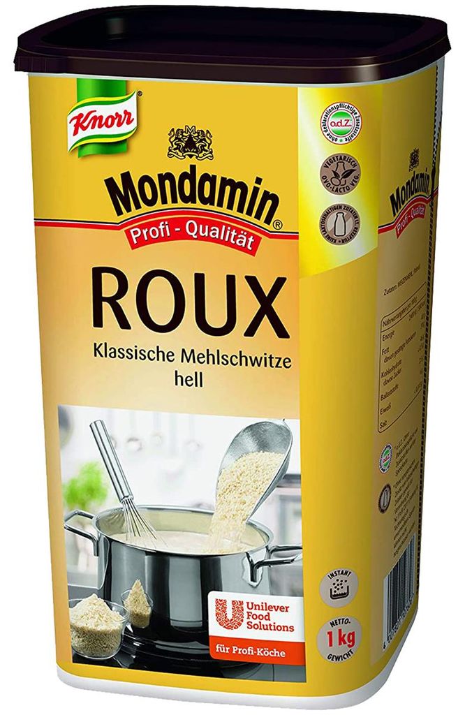 Mondamin Roux klasyczna zasmażka jasna profesjonalna jakość Zdjęcie produktu 