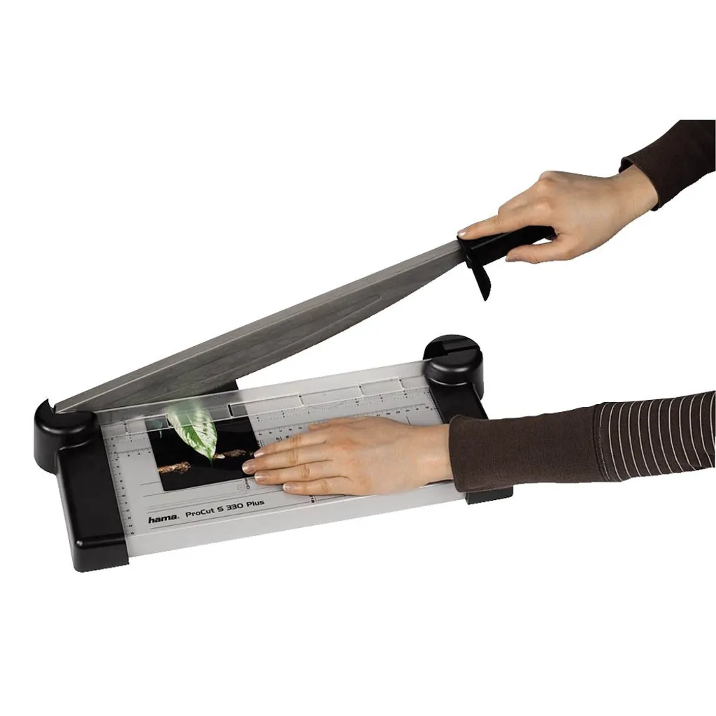 Hama Cisaille à levier ProCut S 330 Plus pour découpe précise A4