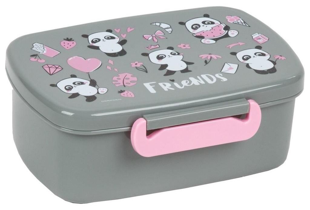Kinder Brotdose mit Panda-Motiv Produktbild 