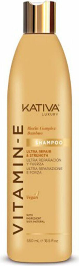 Kativa Biotina & Bamboo Vitamin E Shampoo (550 ml) Produktbild 