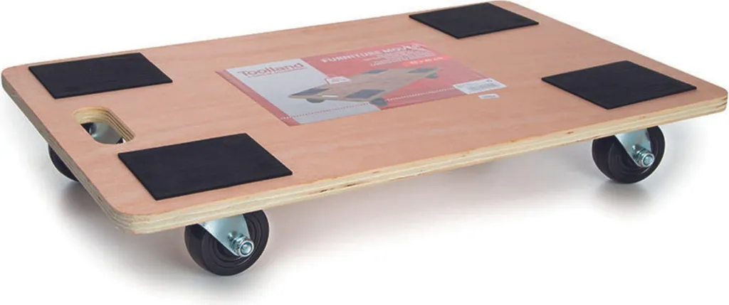 Chariot de Transport à Roulettes 650x400 mm pour Mobilier et Colis
