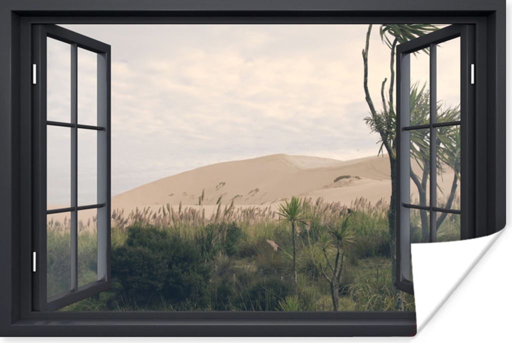 MuchoWow Poster Ansicht - Düne - Grün 180x120 cm - Fotoplakat