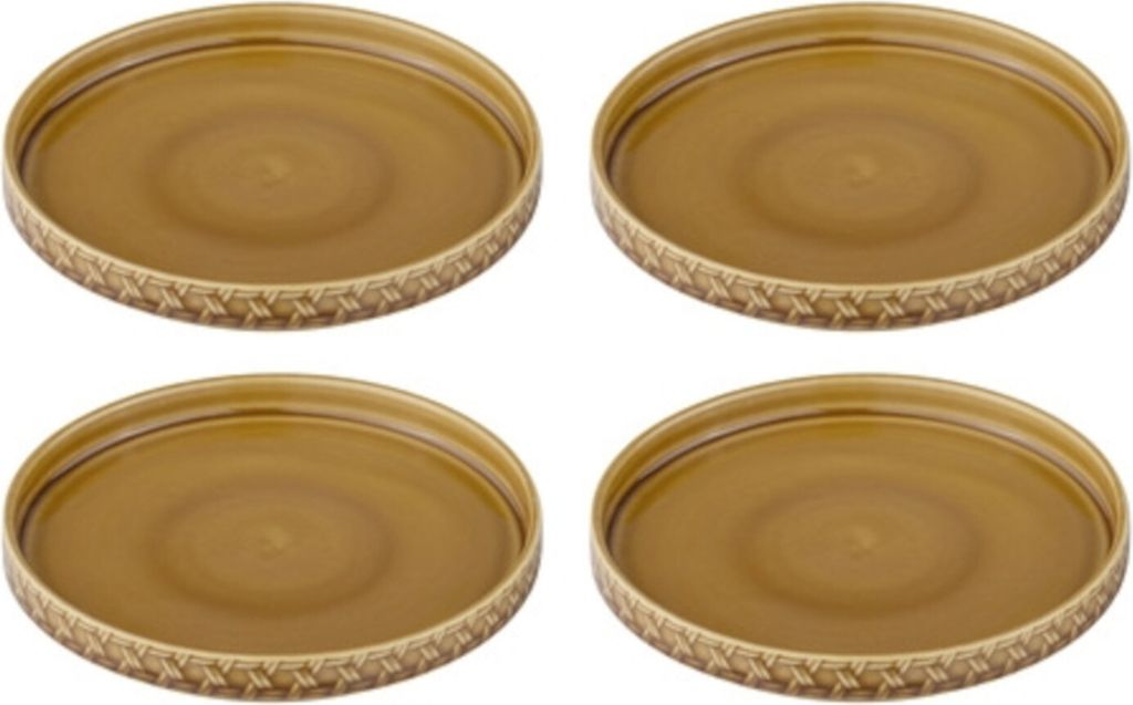 ladelle HEATH Tapas-Teller karamell 20 x 2,5 cm 4tlg
