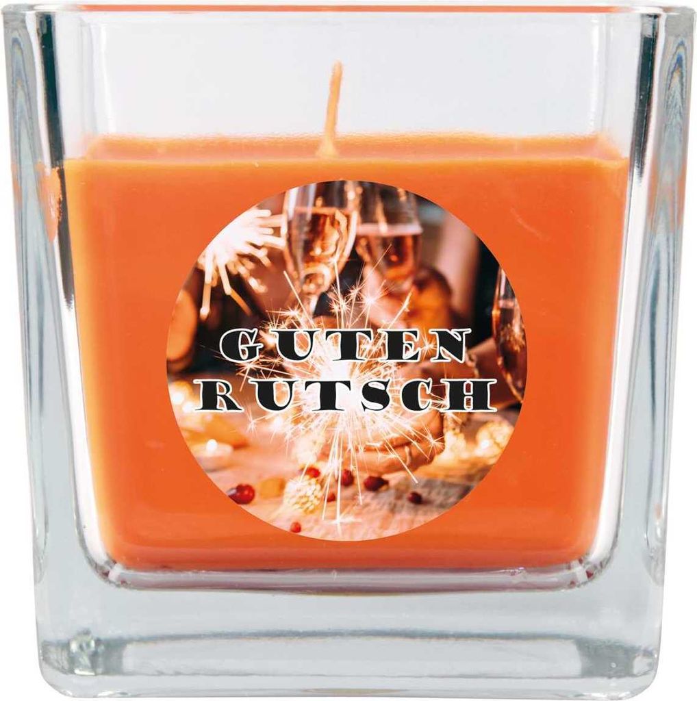HS Candle "Neujahr" Duftkerze im Bonbonglas - viele Motive zur Auswahl, Duftkerze als Ideale Neujahrs Dekoration