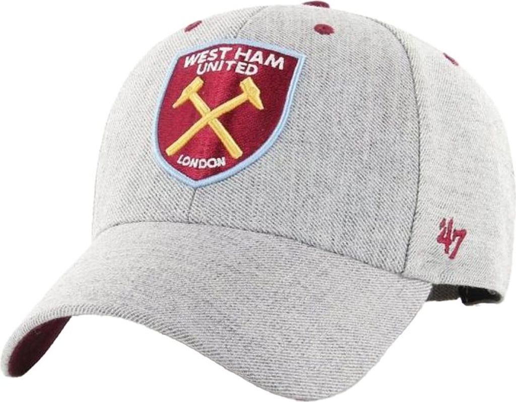 West Ham United FC - "Storm Cloud Mvp" Baseball-Mütze BS6617 (Einheitsgröße) (Holzkohle)