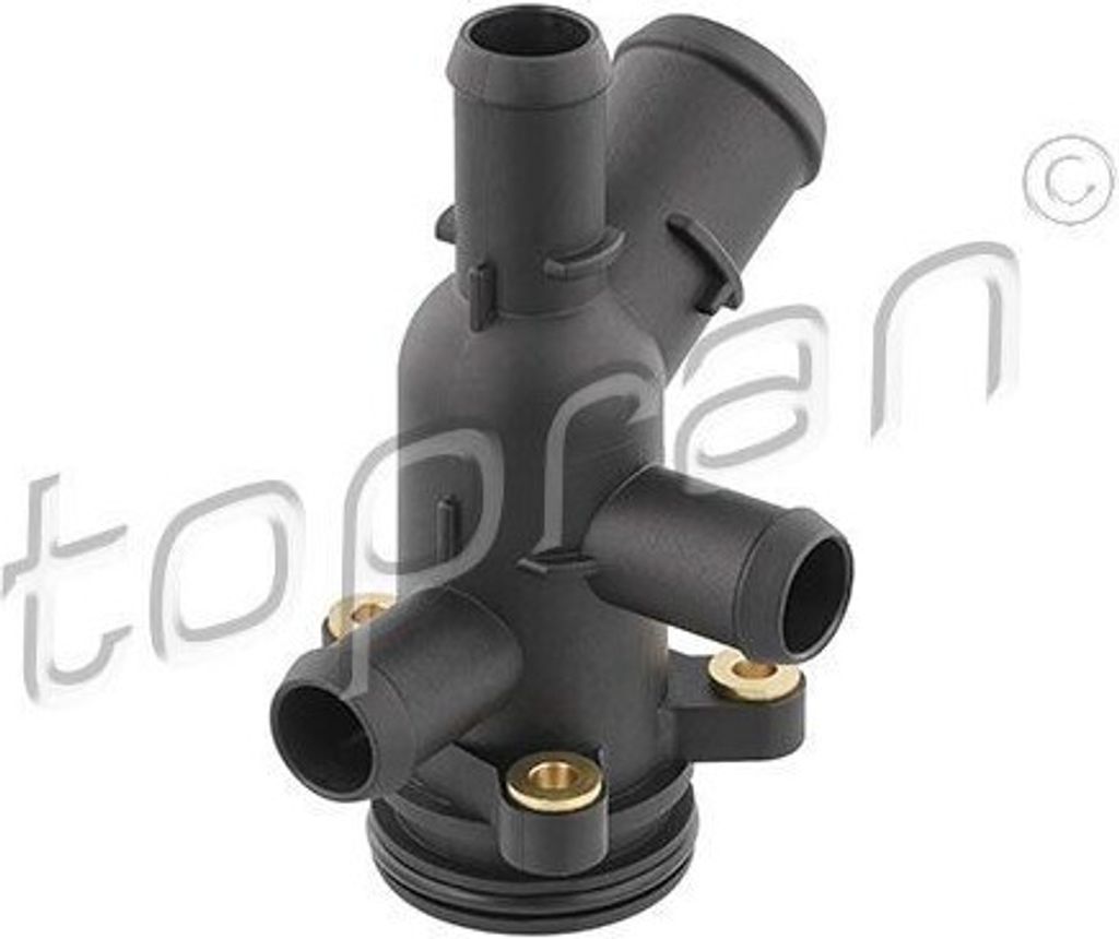 TOPRAN 305 282 Kühlmittelflansch für FORD Transit Mk6 Kasten (V347, V348, FA) Wasserflansch