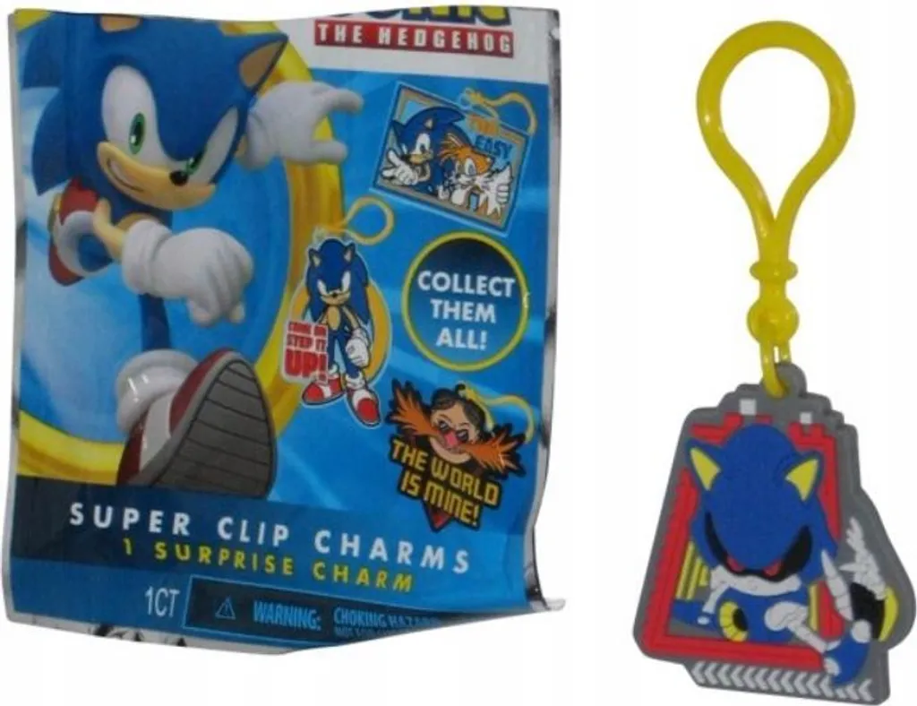 Sonic Porte-Clés Figurine 3D Détail Précis en Pochette Surprise Fun
