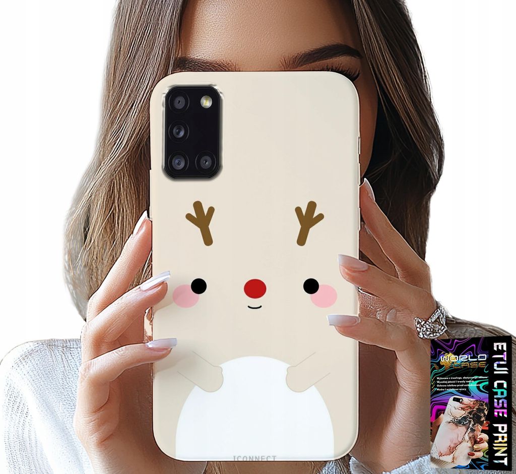 Hülle Für Samsung Galaxy A31 - Rentier, Rentier, Weihnachtsdesigns