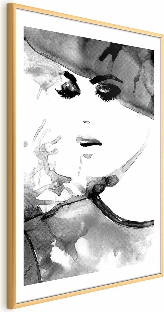Poster In Love Elegance 40x60 cm con Cornice Dorata | Idea Regalo Sposi