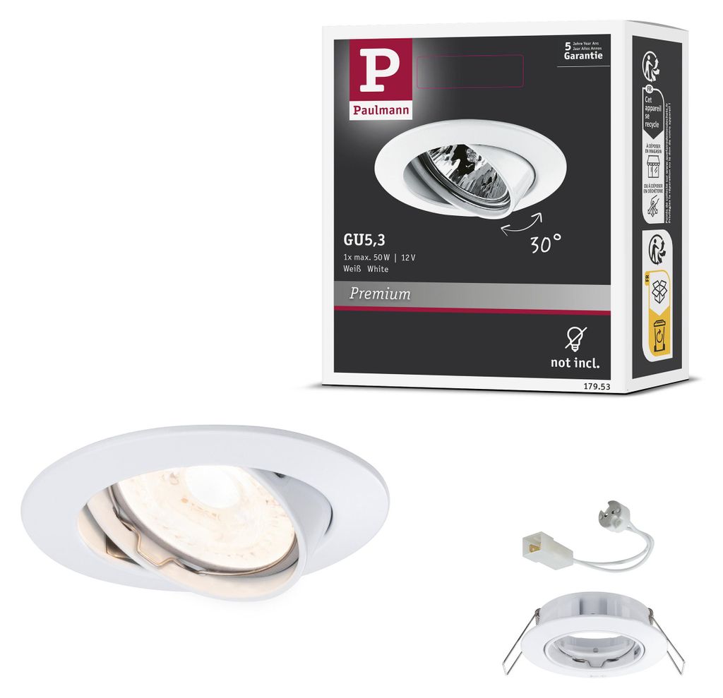 Paulmann Premium Einbauleuchte schwenkbar Produktbild 