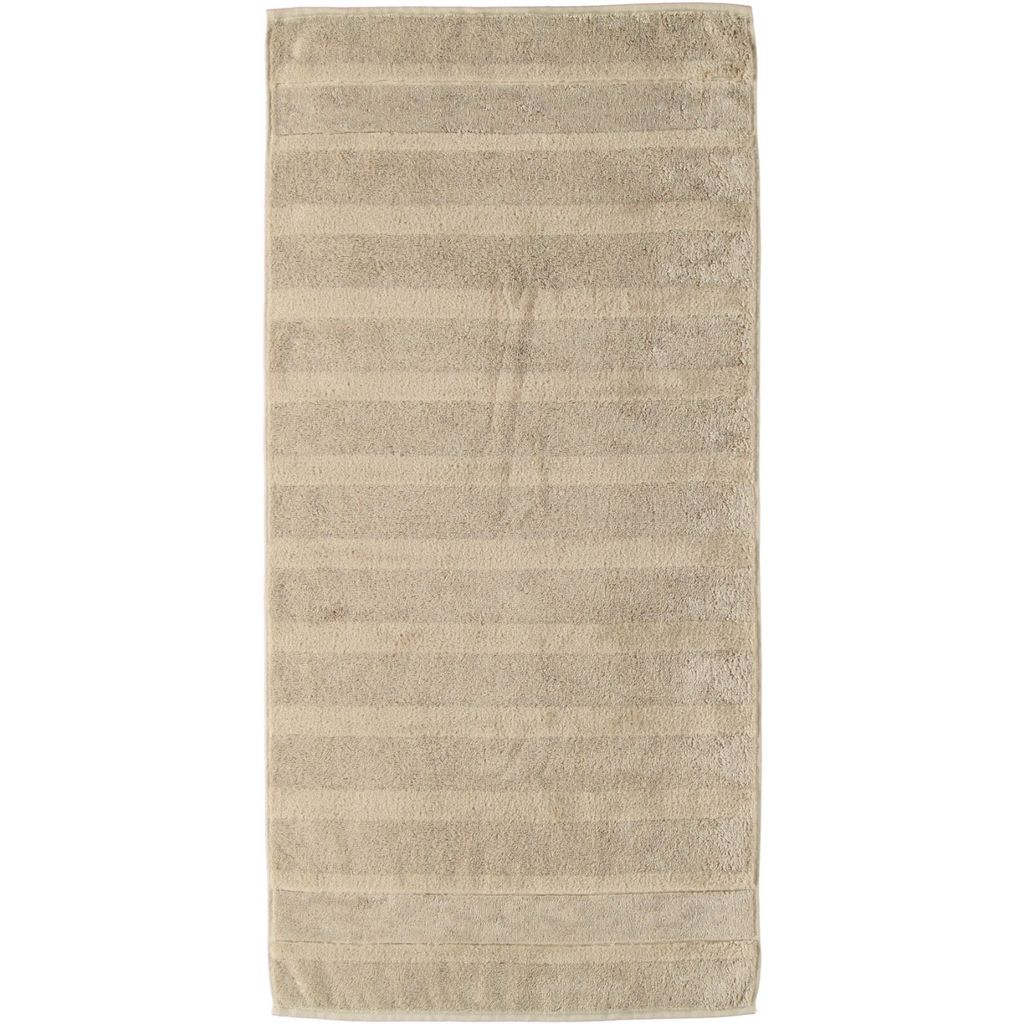 Cawö - Frottier Handtuch in verschiedenen Größen und Farben, Noblesse (1002) , Farbe:Sand (375), Größe:6 Gästetücher (30x50 cm)