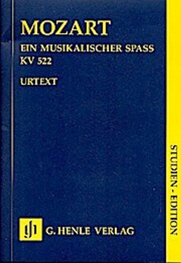 Ein musikalischer Spaß KV 522, Studienpartitur