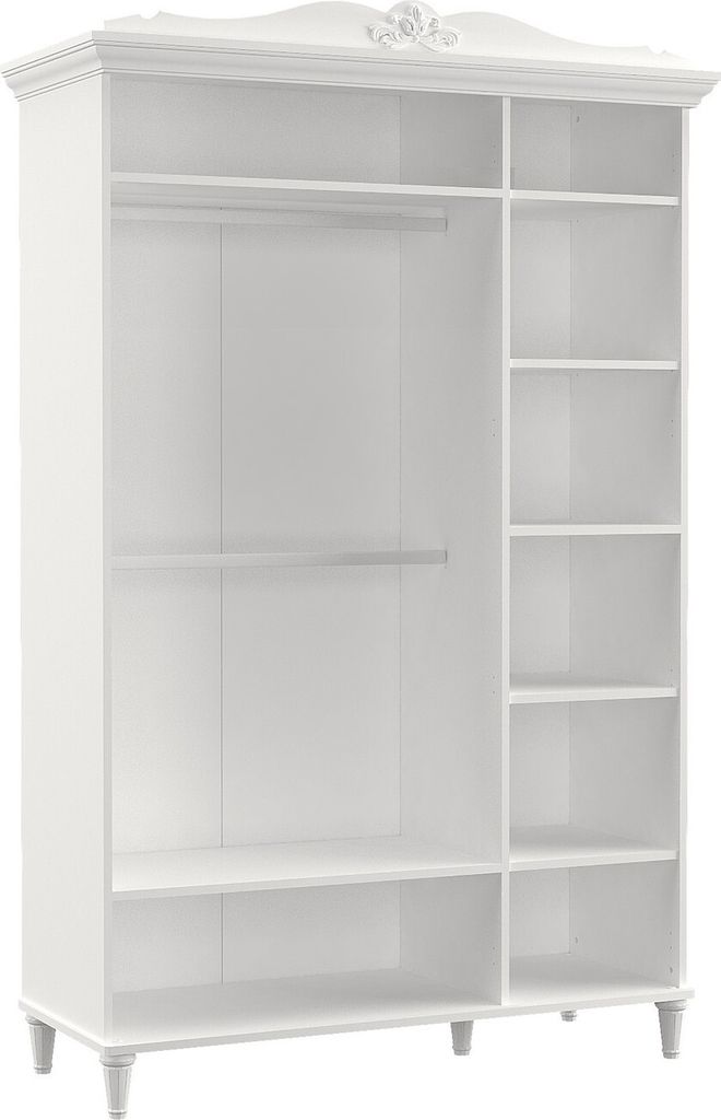 Kleiderschrank 3-türig in Weiß