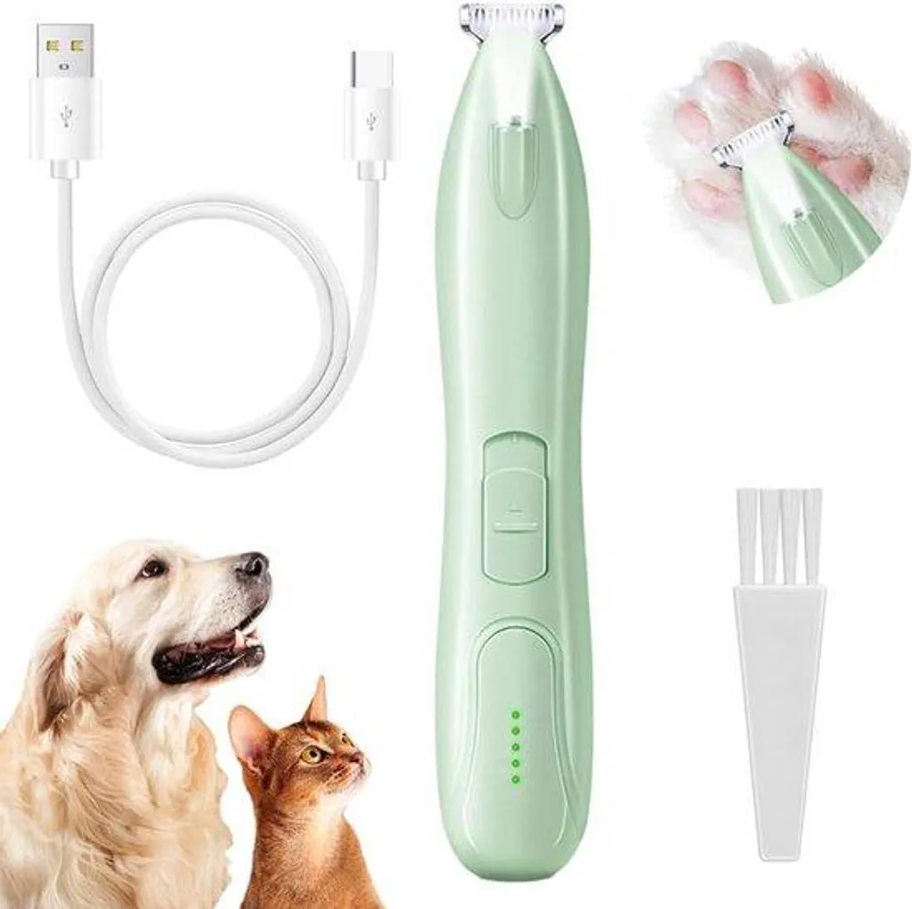 Brosse à cheveux électrique pour chiens et chats LED rechargeable V2