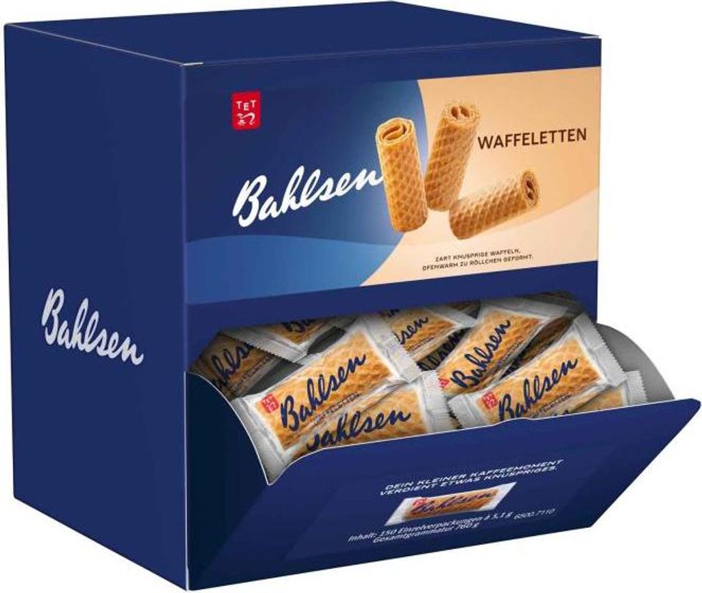 Bahlsen Kekse Waffeletten Gebäck 150 Stk im Thekenspender á Produktbild 