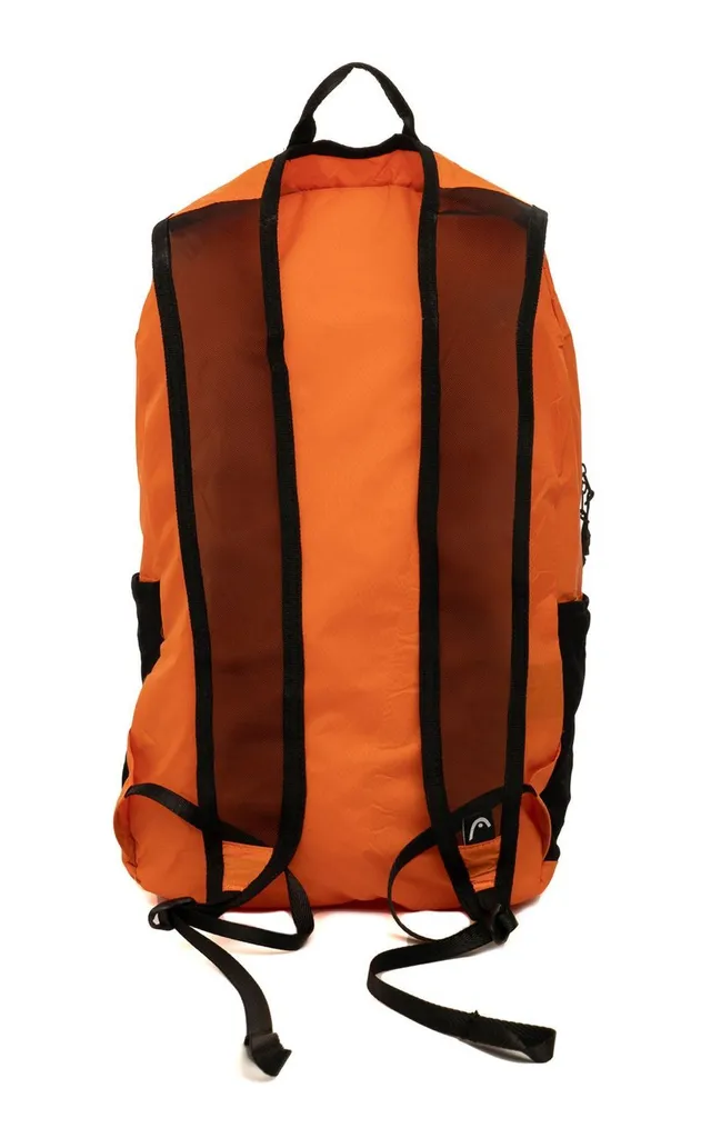 HEAD Foldable Backpack Orange sac à dos compact et résistant à l'eau - 3