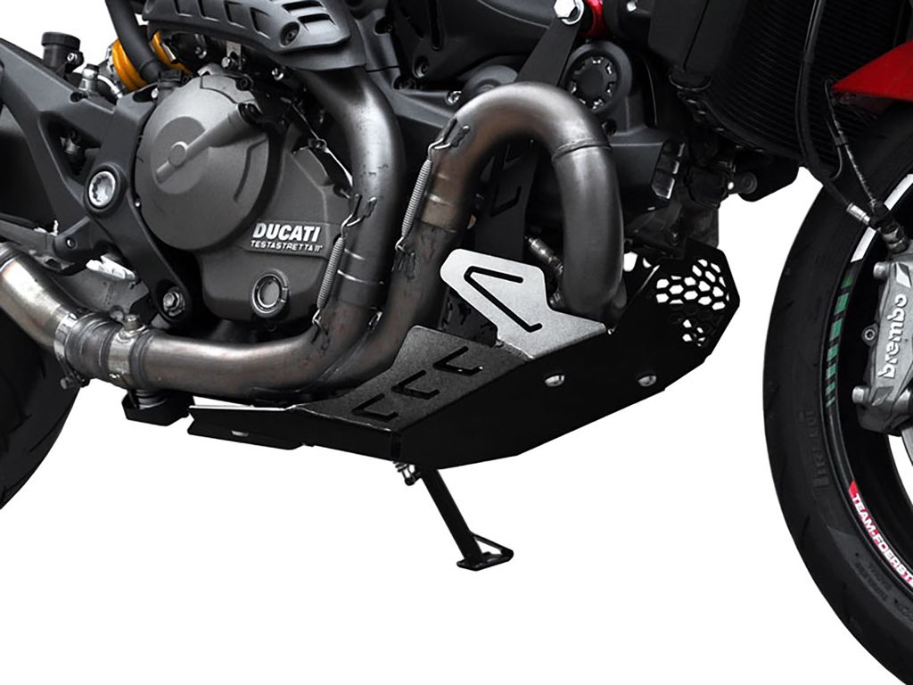 ZIEGER Motorschutz kompatibel mit Ducati Monster 821 schwarz