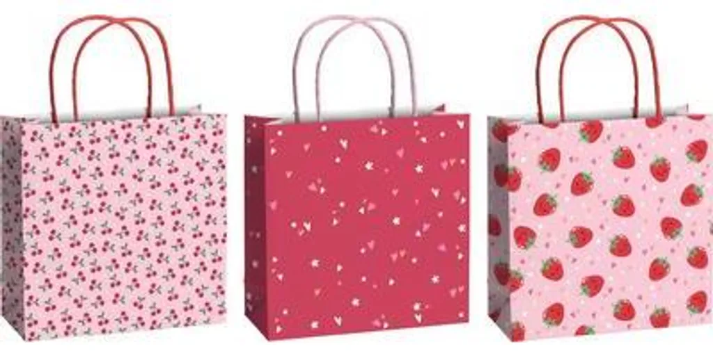 Sacchetti Regalo 20x8cm Rosa Stewo Yumi - Resistenti e Veloci