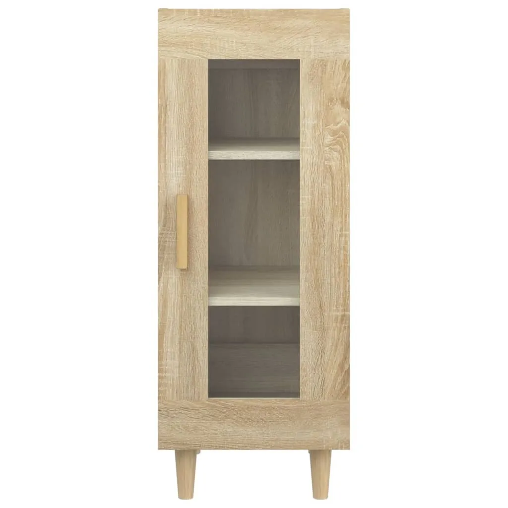 VidaXL Credenza Rovere Sonoma 34,5x34x90 cm | Mobiletto Salvaspazio Casa - 6