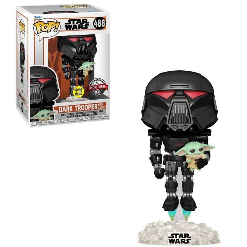 Funko POP TV : SW The Mandalorian S7 - Dark Trooper avec Image du produit 