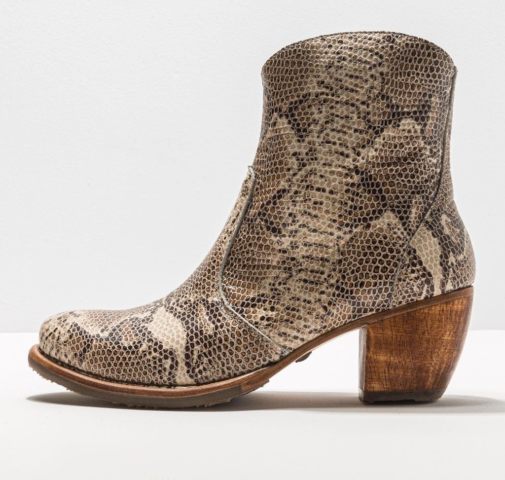 Neosens Schnürstiefel mit hohem Absatz Damen S3096P FANTASY BOA BEIG / MUNSON Gemustert