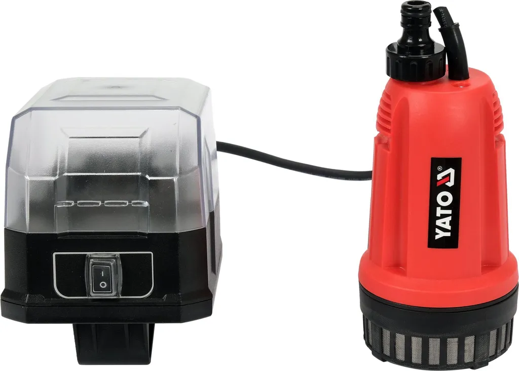 Pompe submersible 18V débit 2000 l/h - Système sans fil compact et léger