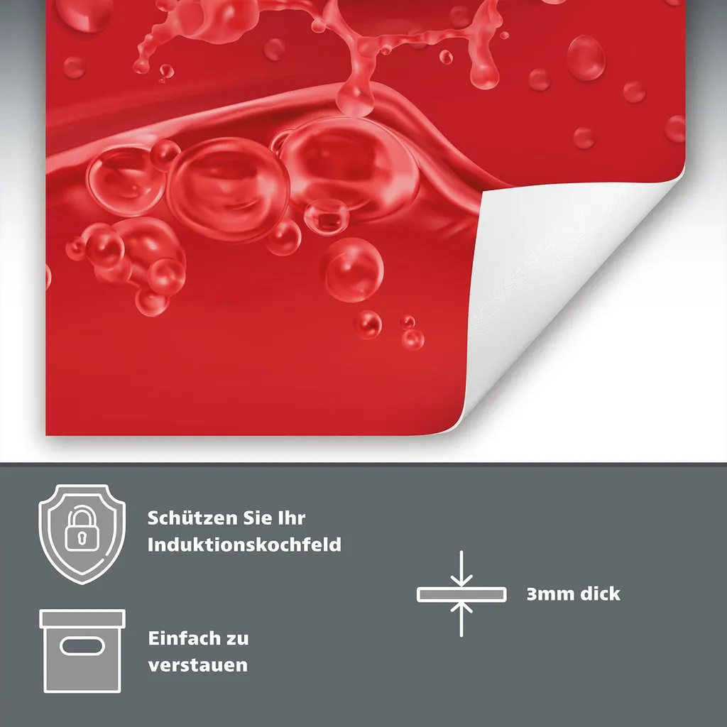 Tappetino Protettivo DarHaus 90x52 Rosso Lampone per Cucina Moderna - 5