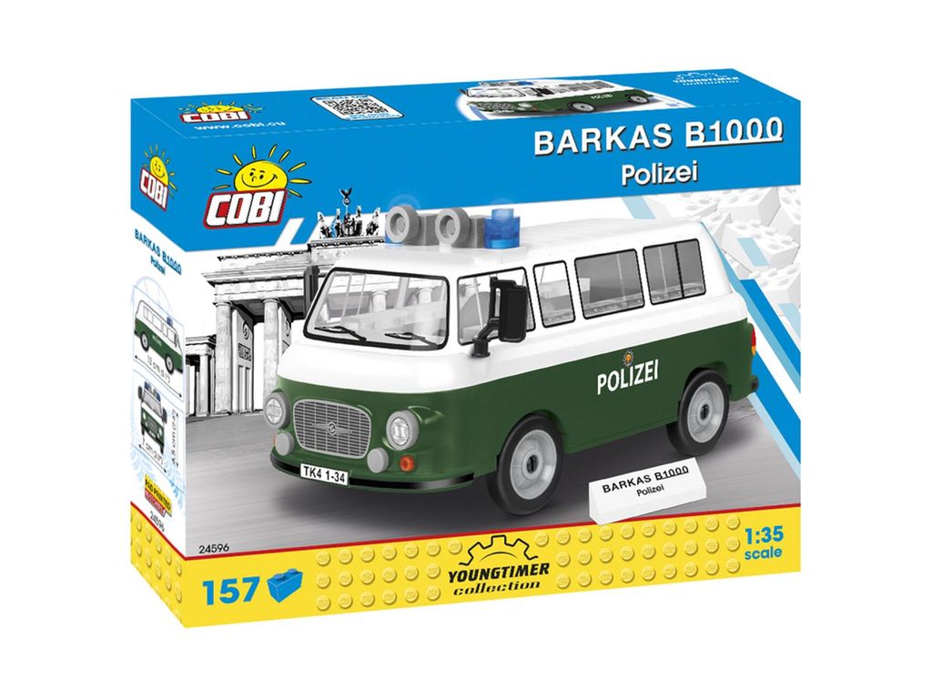 COBI 24596 Barkas B1000 Policie, 1:35, 157 k Obrázek produktu