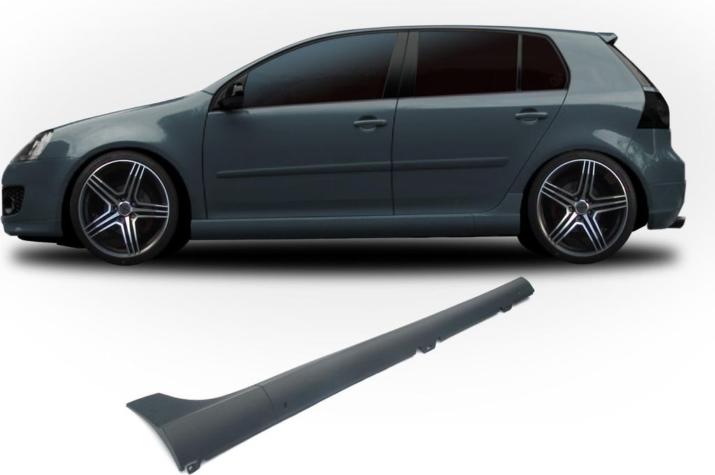 Seitenschweller Schweller Abdeckung GTI GTD GT R Look für VW Golf 5 V 5-Türer