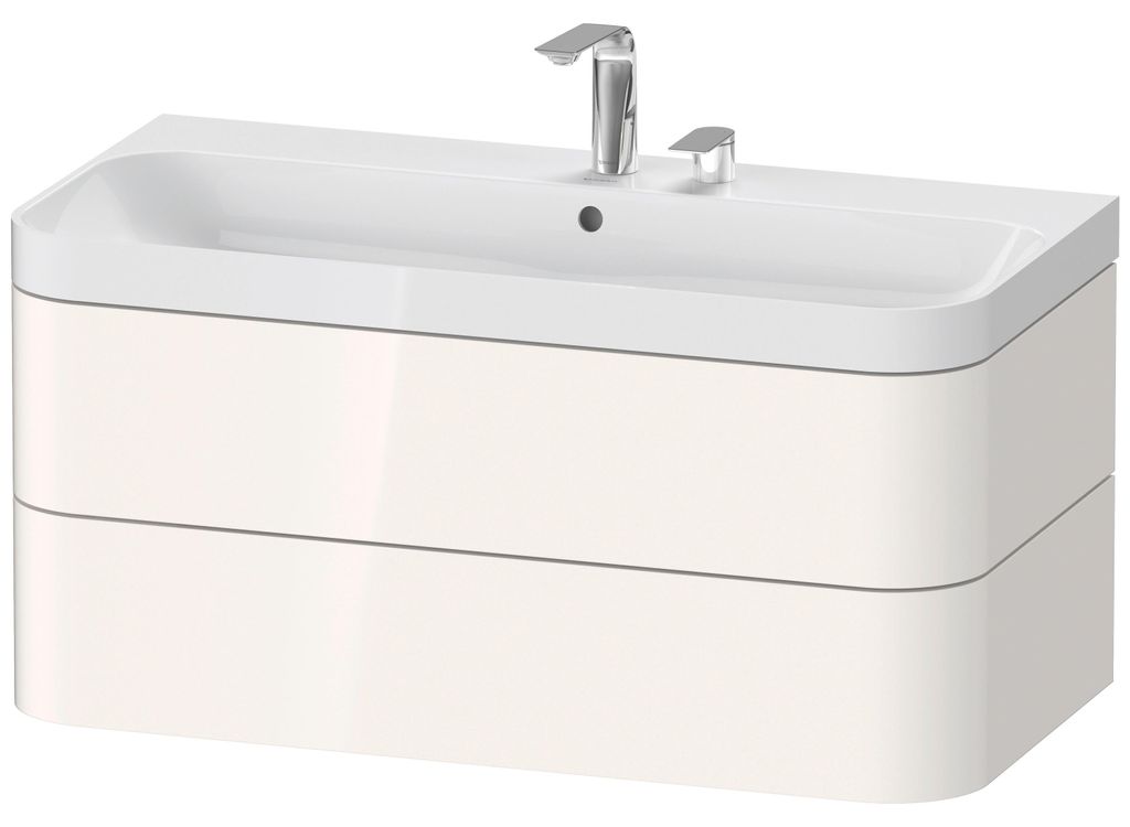 DURAVIT HP4348E2222 WTU m. Happy D.2 Plus, 2 SchK., 2 HL, Produktbild 