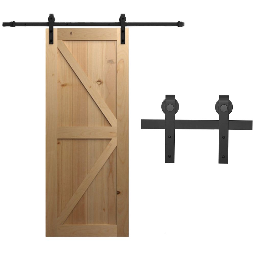 Zestaw System Drzwi Przesuwnych Szyna Loft Barn Door 2 M Zdjęcie produktu 