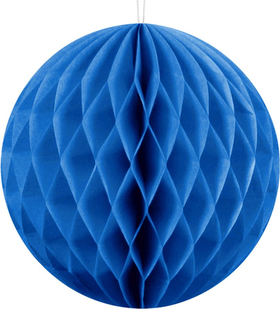 Wiederverwendbare blaue Papierdekoration, 10 cm Produktbild 