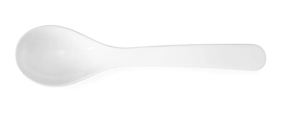 HENDI Salatlöffel, 0,03L, Weiß, 235x55mm