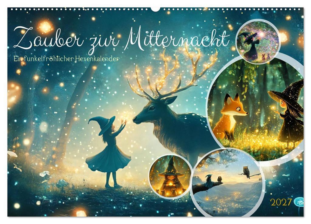 Zauber zur Mitternacht (Wandkalender 2027 DIN A2 quer), CALVENDO Monatskalender