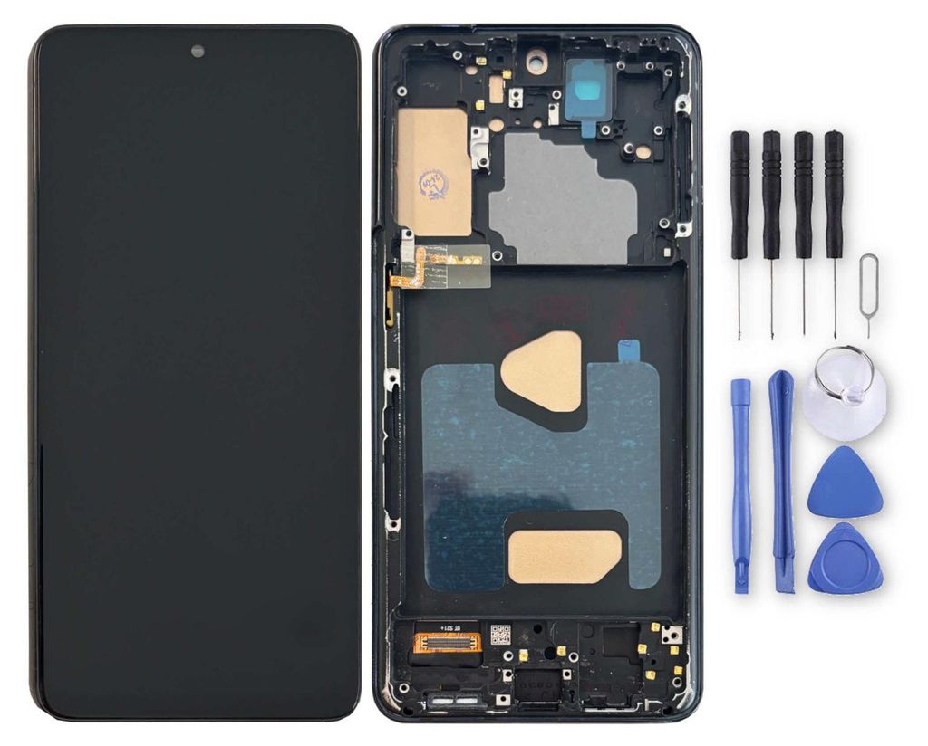 Pour Samsung Galaxy S21 Plus : écran TFT avec cadre noir - Image du produit 