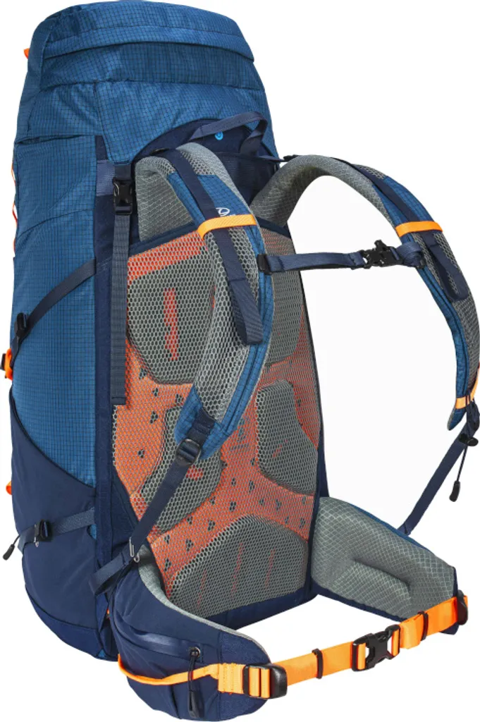 Sac à dos de trekking 45L Vulkan Navy - Bagage technique bleu Highlander
